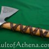 Viking Type F Axe with Etched Norse Design