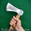 Viking Type L Axe with Etched Norse Design