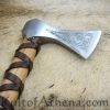 Viking Type K Axe with Etched Norse Design