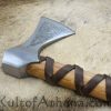 Viking Type K Axe with Etched Norse Design
