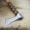 Viking Type K Axe with Etched Norse Design