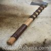 Viking Type K Axe with Etched Norse Design