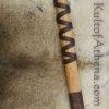 Viking Type K Axe with Etched Norse Design