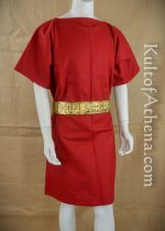 Wool Roman Tunic - Red