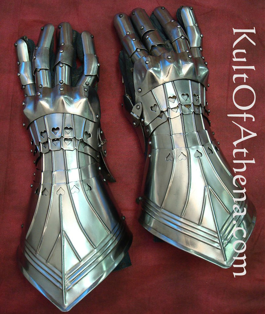 18 Gauge Medieval Articulated Steel Functional Gauntlets Gothic Style 