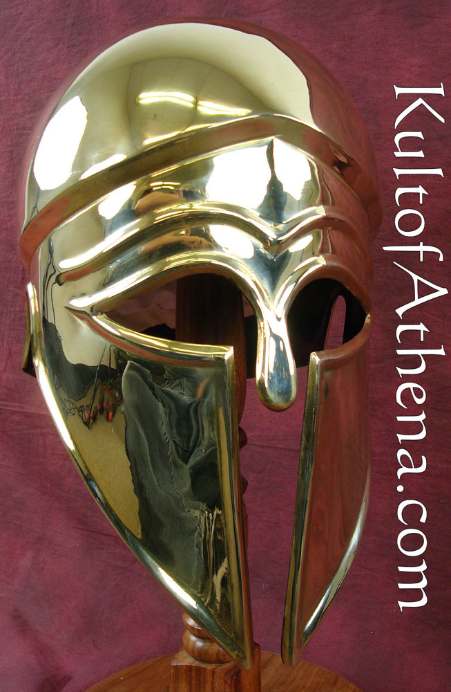 Greek Corinthian Helm - Brass