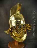 Gladiator Helm III - Brass  - 18 Gauge Brass