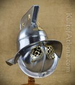 Thraex Gladiator Helm - 18 Gauge Steel