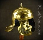 Roman Gallic G Helm - 18 Gauge Brass