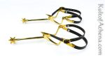 Gothic Knight's Long Spurs - Brass