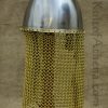 Wenceslaus Helm with Brass Detail and Aventail - 18 Gauge