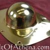 Rectangular Roman Brass Shield Boss