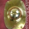 Rectangular Roman Brass Shield Boss
