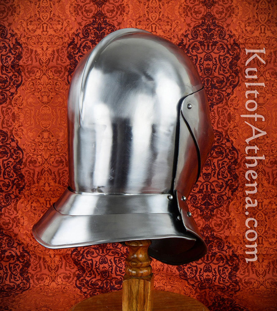 16th Century English Close Helm - 18 Gauge