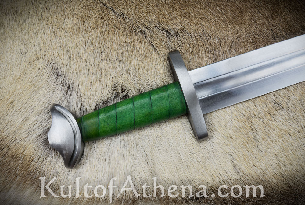 Viking Temple Sword - Stage Combat Version - Green Grip