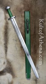 Viking Temple Sword - Stage Combat Version - Green Grip