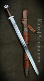 Triple-Lobed Godfred Sword with Integrated Scabbard Belt