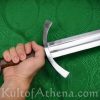 Sword of Saint Maurice - Stage Combat Version with Hanging Rings Scabbard