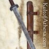 Viking Forged Long Seax with Type G Hilt