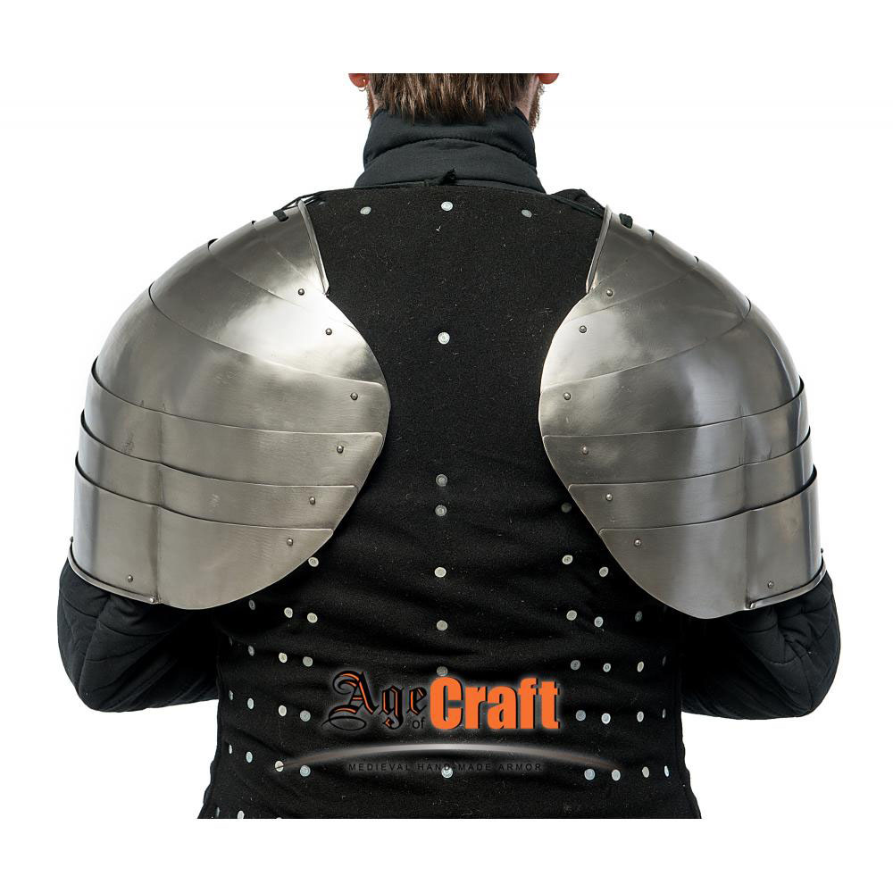 Age of Craft - HMB Shoulder Armor - Friedrich Victorious - 18-19 Gauge Tempered Spring Steel