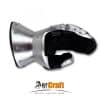Age of Craft - HMB Buhurt optimized Plate Mittens - Christ's Army with internal padded gloves - 18 - 19 Gauge Tempered Spring Steel