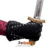 Age of Craft - HMB Visby Gauntlets - 21 Gauge Tempered Spring Steel - Black