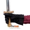 Age of Craft - HMB Visby Gauntlets - 21 Gauge Tempered Spring Steel - Black