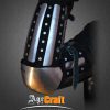Age of Craft - HMB Arm Armor - Pair of Splinted - Brigandine Arms with Plate Elbow Couters