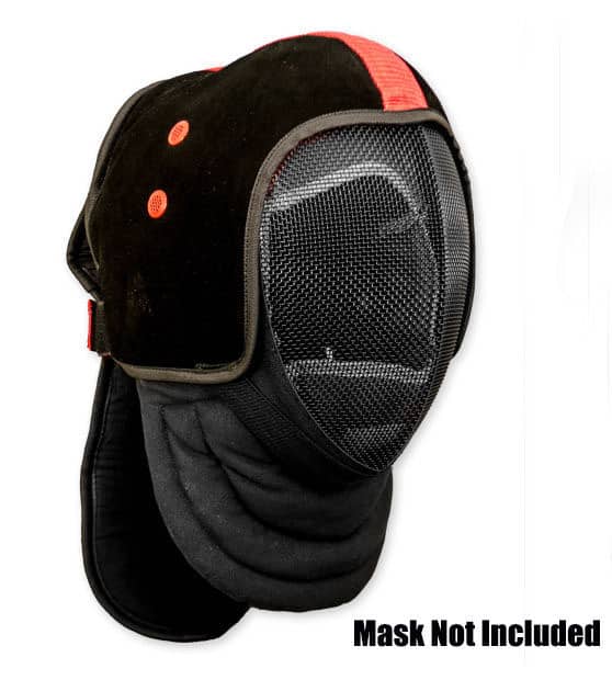 Red Dragon - Padded Leather Mask Overlay