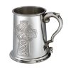 Pewter Tankard with Embossed Celtic Knotwork Banding