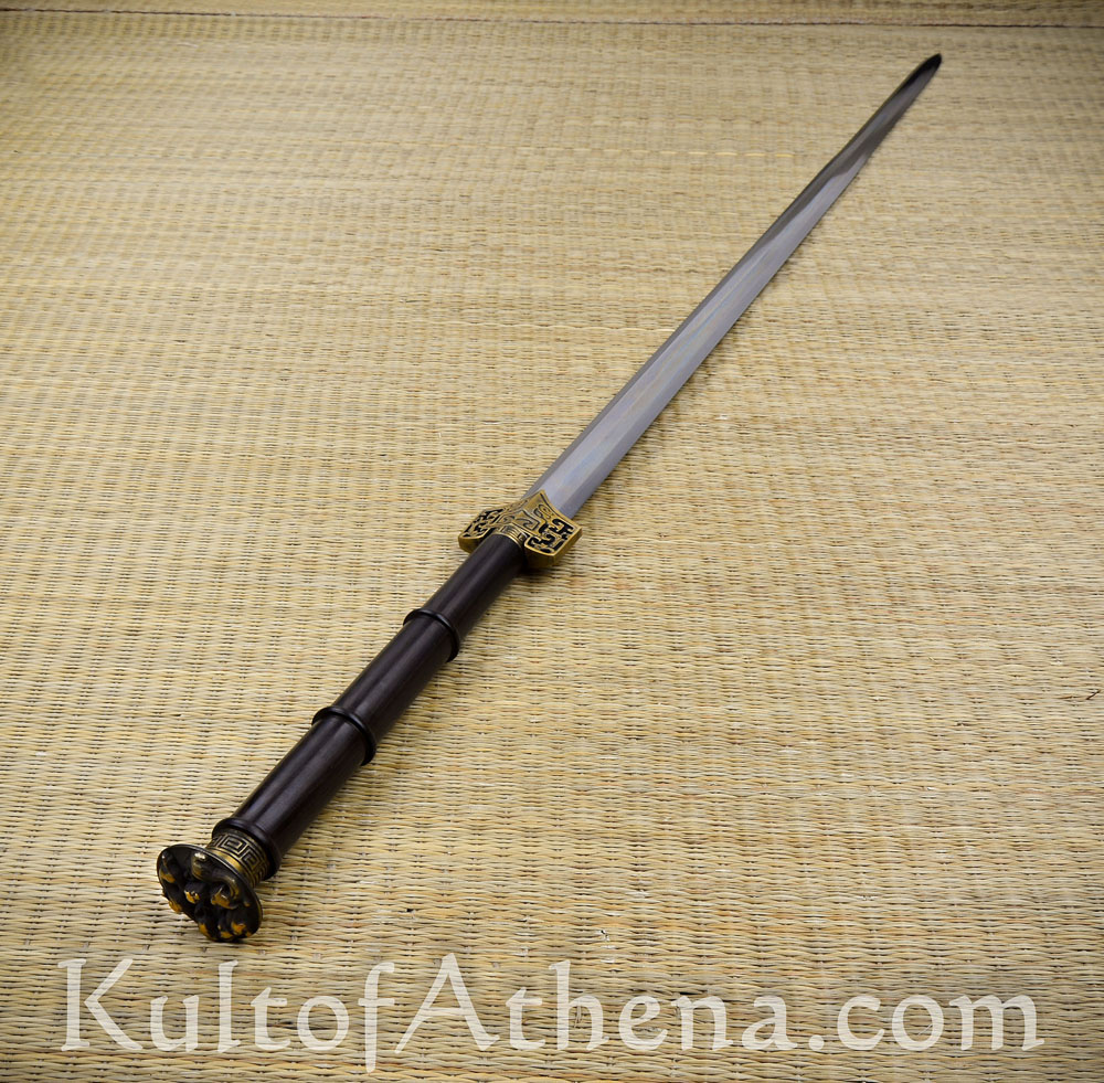Iron Tiger Forge Han Dynasty Two Handed Jian with Folded Steel Blade