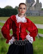 Mary Read Blouse - Red
