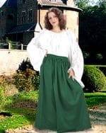 Eleanor Cotton Skirt - Dark Green