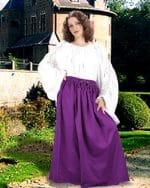 Eleanor Cotton Skirt - Purple