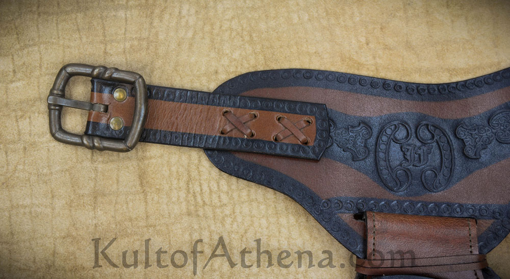 Western Dual Holster Gun Belt