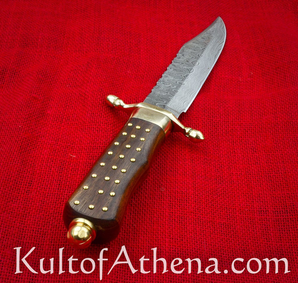 The Frontier Kingpin - Damascus Fighting Bowie