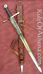 Darksword Crusader Sword with Integrated Sword Belt