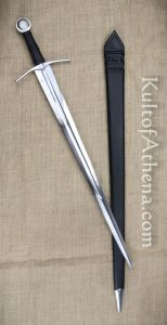 Darksword Medieval Knight Sword - Black - 28'' Blade