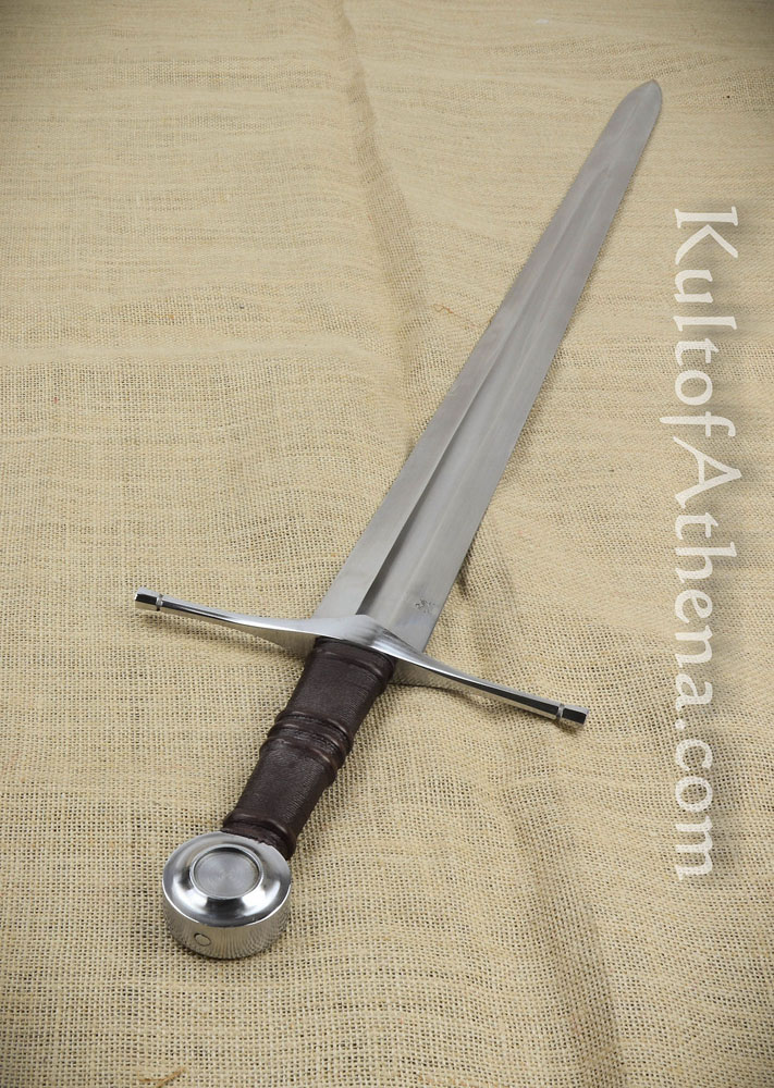 Darksword Norman Medieval Sword - Brown with Integrated Sword Belt