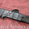 Darksword Ranger Sword - Black with integrated Scabbard Belt