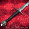 Darksword The Black Prince Sword - Black with Integrated Sword Belt