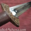 Darksword 11th Century Viking Sword - Bronze Hilt - Brown Grip with Integrated Scabbard Belt