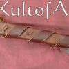 Darksword 11th Century Viking Sword - Bronze Hilt - Brown Grip with Integrated Scabbard Belt
