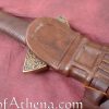 Darksword 11th Century Viking Sword - Bronze Hilt - Brown Grip with Integrated Scabbard Belt