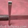 Darksword Two-Handed Templar Sword - Brown with Integrated Scabbard Belt