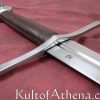 Darksword Two-Handed Templar Sword - Brown with Integrated Scabbard Belt
