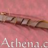 Darksword Two-Handed Templar Sword - Brown with Integrated Scabbard Belt