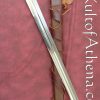 Darksword Two-Handed Templar Sword - Brown with Integrated Scabbard Belt