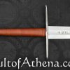 Darksword 12th Century Templar Sword - Brown with Integrated Scabbard Belt