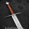Darksword 12th Century Templar Sword - Brown with Integrated Scabbard Belt